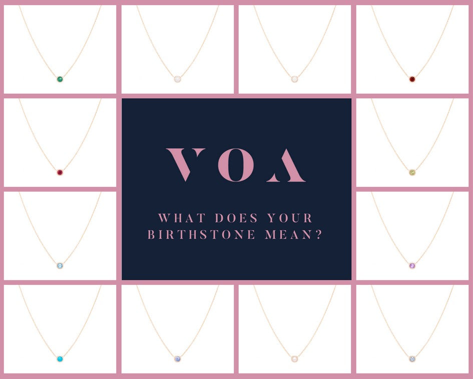 VOA Birthstone Pendant