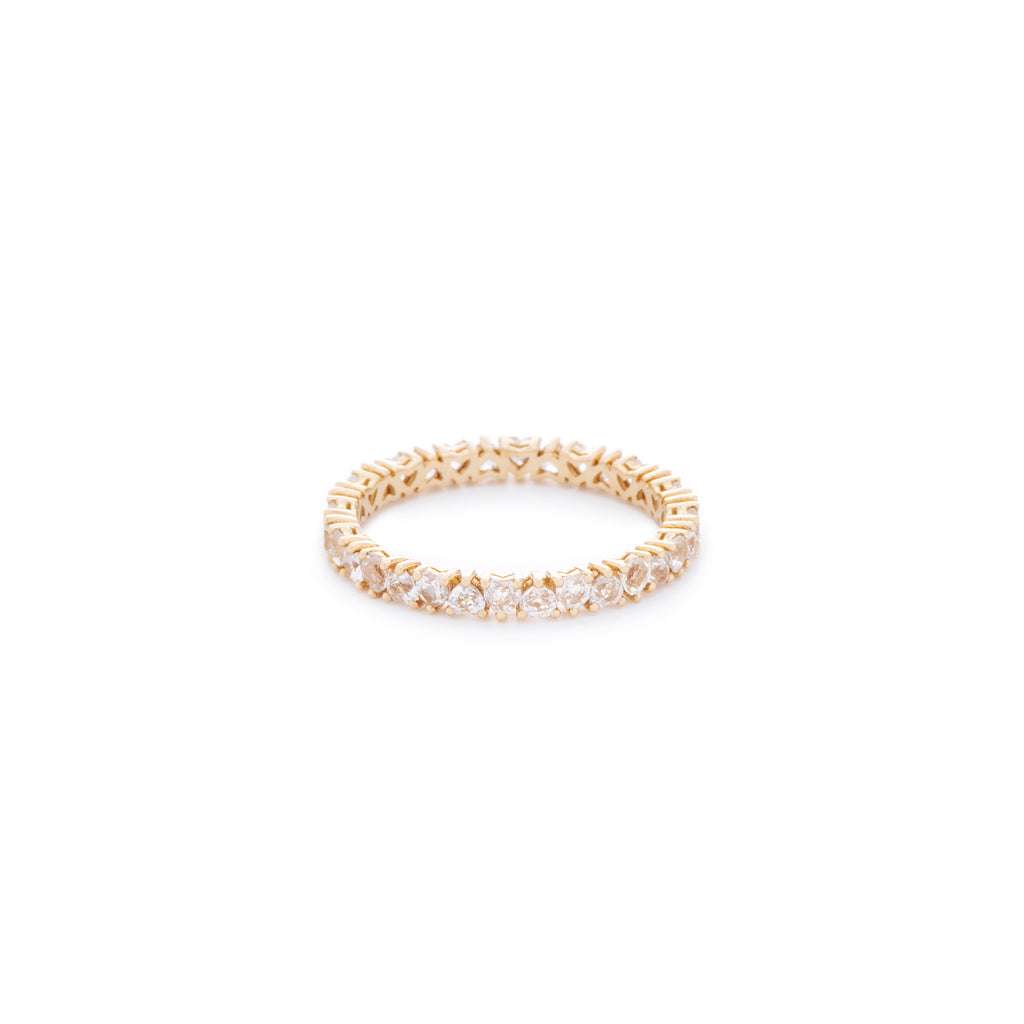 White heart shaped sapphire ring. Handcrafted in Australia from custom cut size natural sapphires on 18K gold ring. 