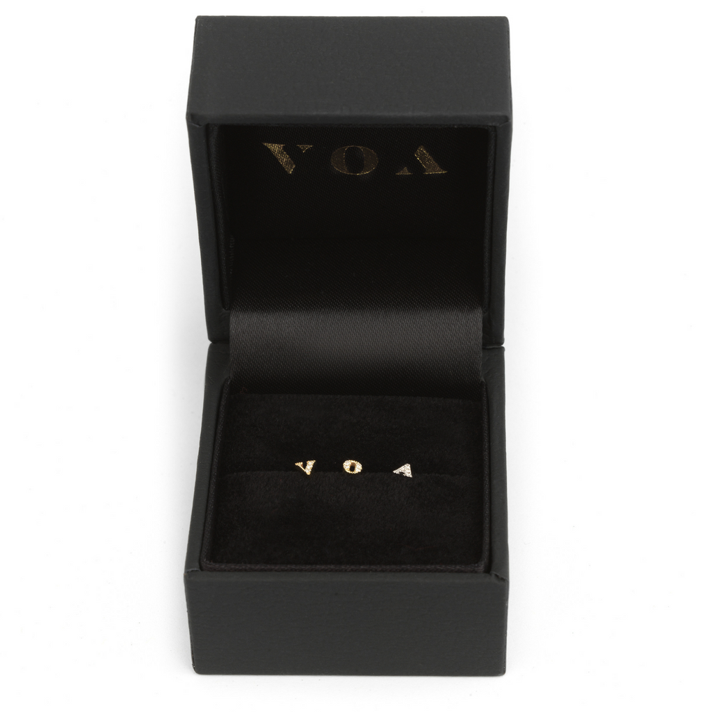 Diamond Initial Stud