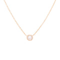 Classic birthstone pearl necklace, celebrating the month of June. Consisting of 18k gold lace chain with extenders to personalise length of necklace/choker. Perfect as an anniversary, birthday or special occasion jewellery present.