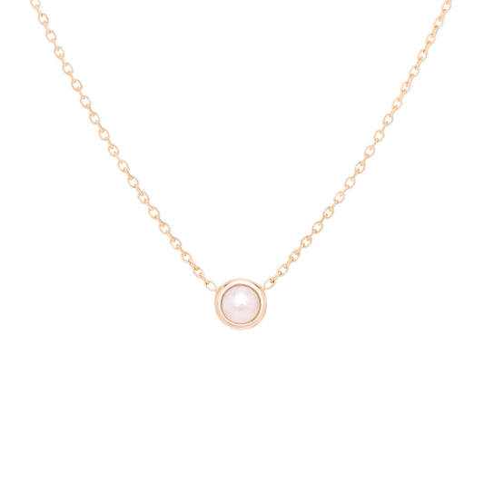 Classic birthstone pearl necklace, celebrating the month of June. Consisting of 18k gold lace chain with extenders to personalise length of necklace/choker. Perfect as an anniversary, birthday or special occasion jewellery present.
