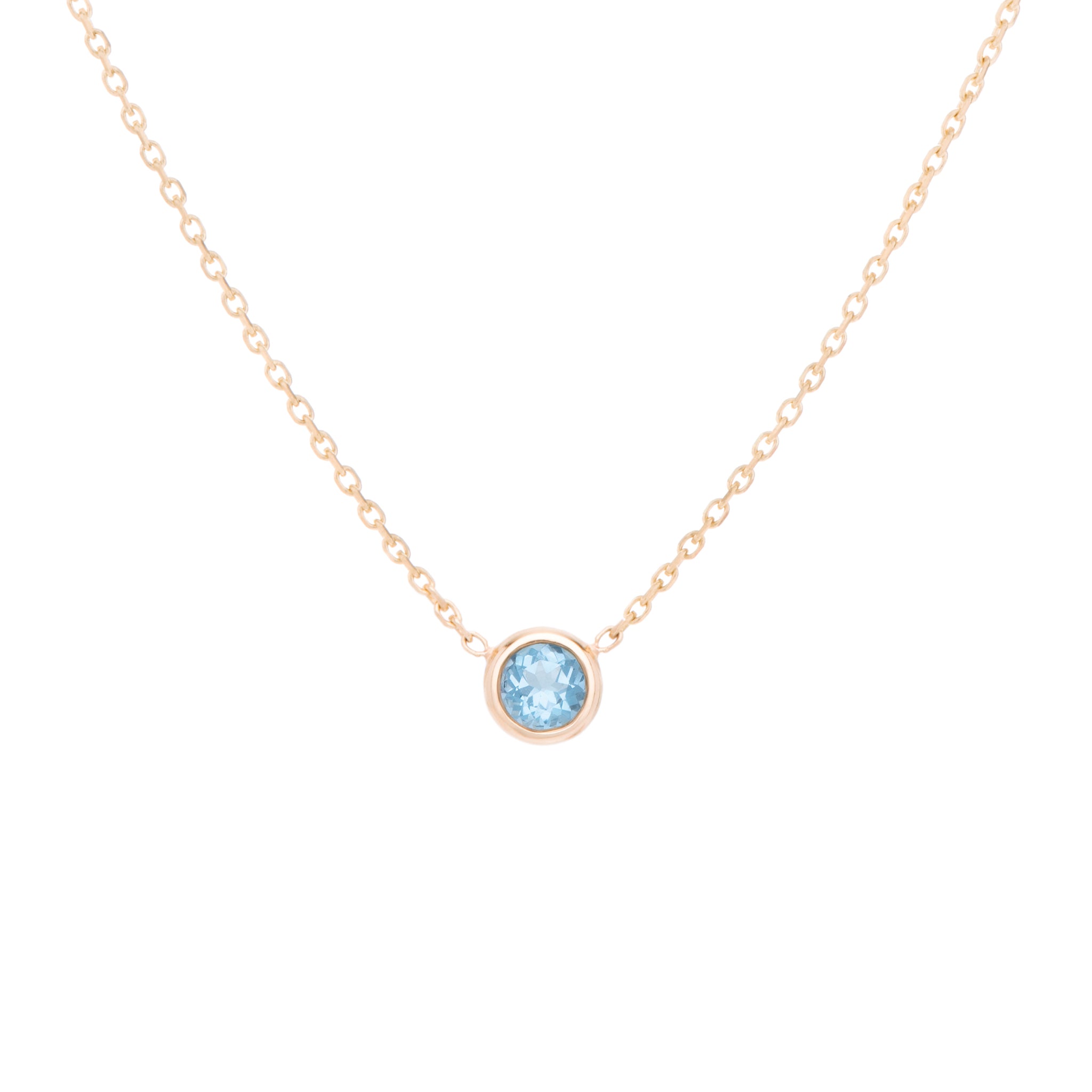 The light sky blue gem, Topaz necklace celebrates the month of November. Consisting of 18k gold chain with extenders to personalise length of necklace/choker. Perfect as an anniversary, birthday or special occasion jewellery present.