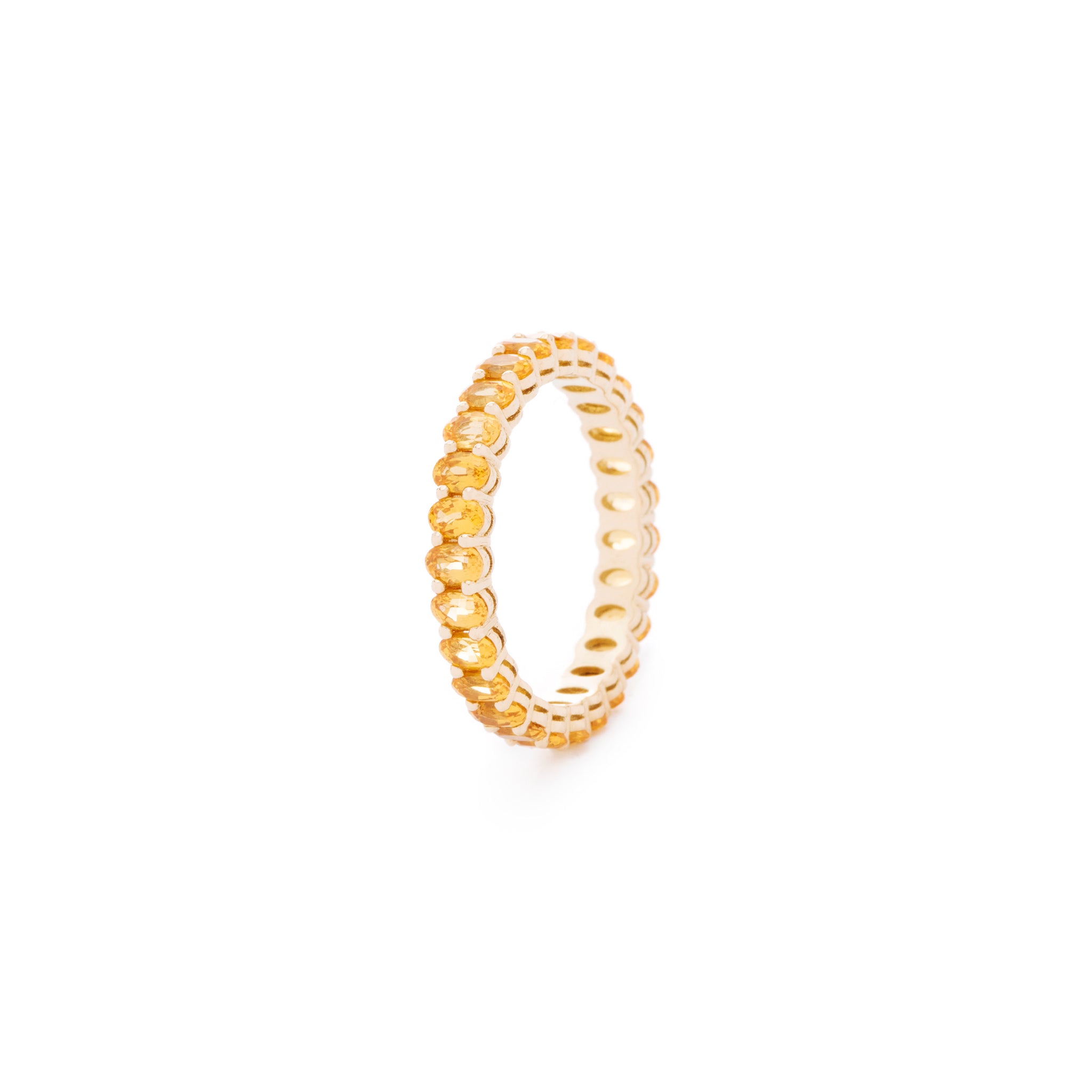 Oval yellow sapphire custom cut  in a 18K gold ring. Handcrafted in Australia and all stones individually assessed to produce high quality fine jewellery. Perfect for an upcoming birthday or anniversary ring present. 