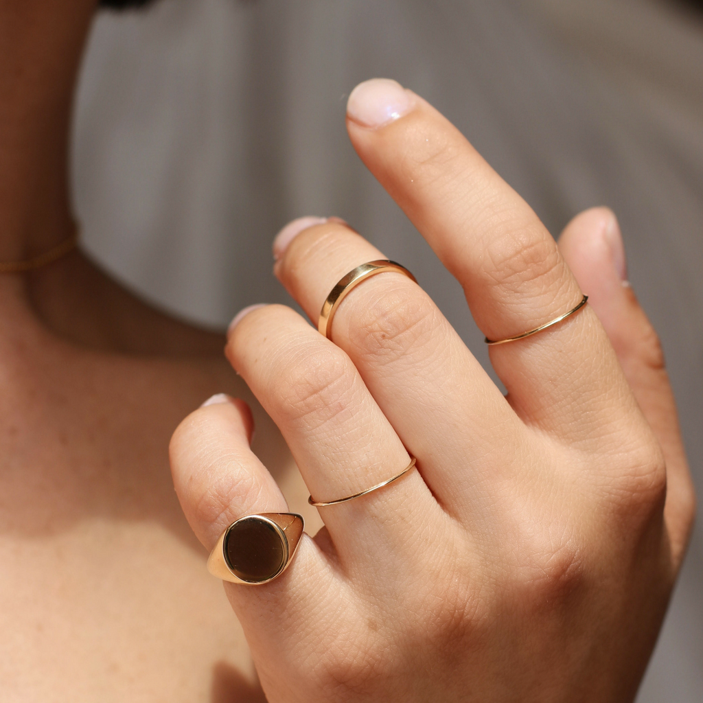 Pinkie Signet Ring